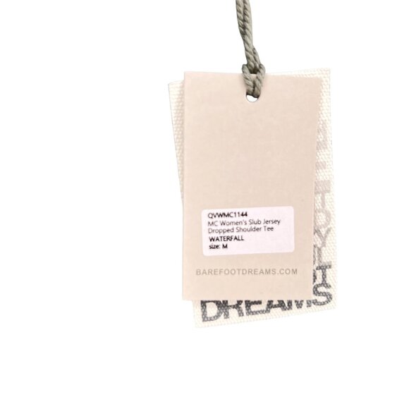 Barefoot Dreams Malibu Collection Slub Jersey Tee Waterfall Size Medium NWT - Picture 10 of 12